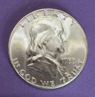 1955 Franklin Half Dollar 50C, BU - Brilliant Uncirculated