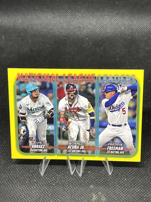 2024 Topps Series 1, 2, Update Yellow Border Parallel Cards You Pick!