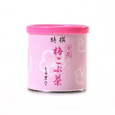 Naniwa Kombucha Honpo Special Selection Plum Kombu Tea 40g Small Can