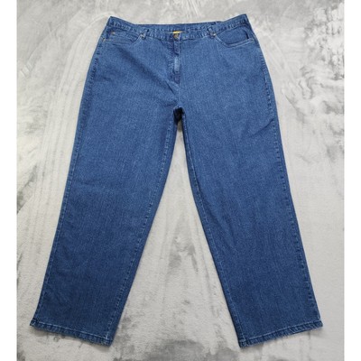 NEW Ruby Rd. Woman Jeans Womens Size 22W Blue Classic Original Easy Fit Stretch 