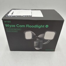 Wyze Cam Floodlight V2 Motion-Activated 2K HD Color Night Vision Camera