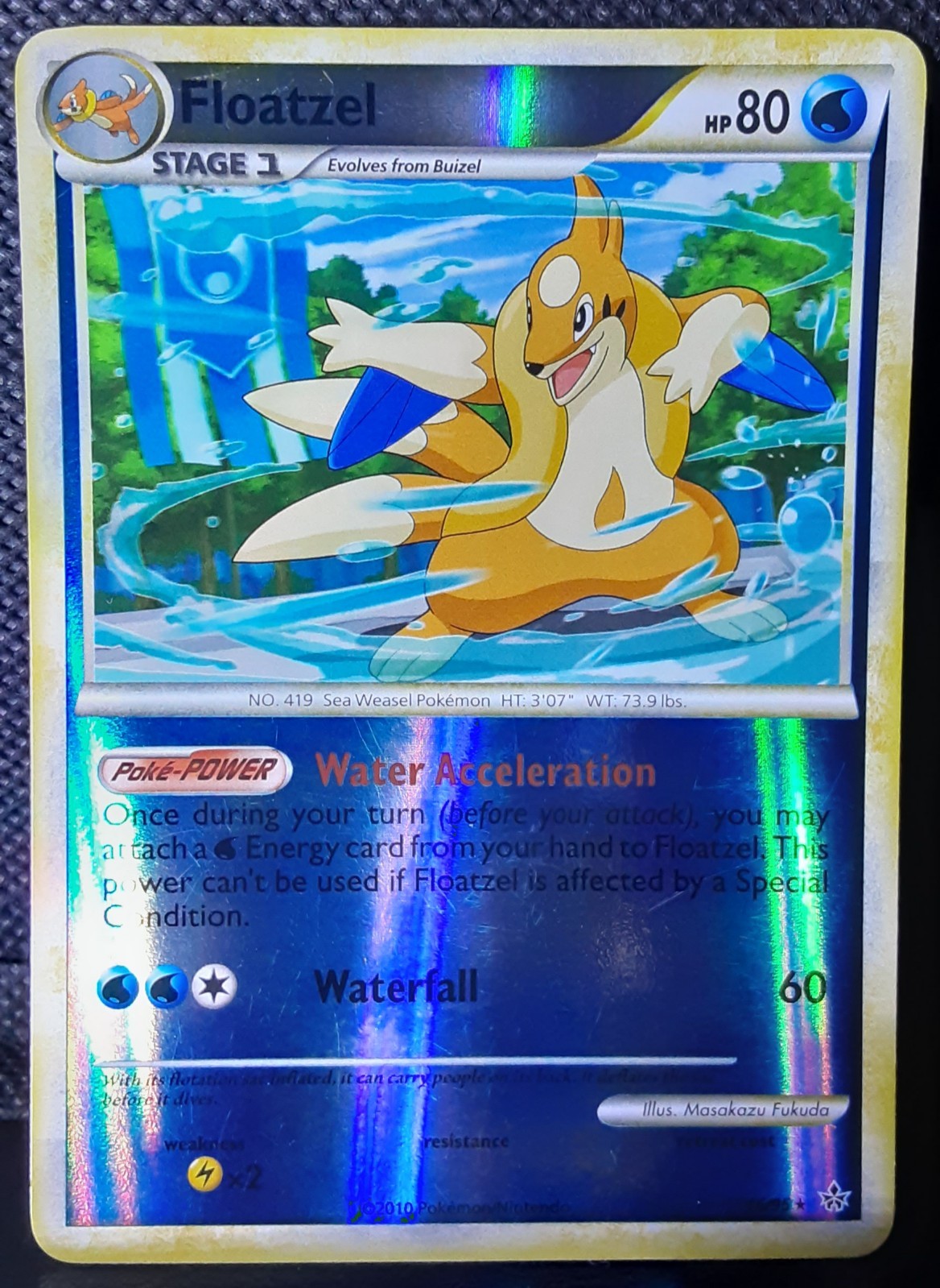Floatzel #16/95 [Reverse Holo] Pokemon Unleashed