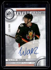 2023-24 SP Authentic Walker Duehr Rookie Auto 332/999 Calgary Flames #121