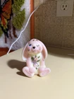 Fenton |  Hand Painted Burmese Lop Eared Bunny Figurine | Signed