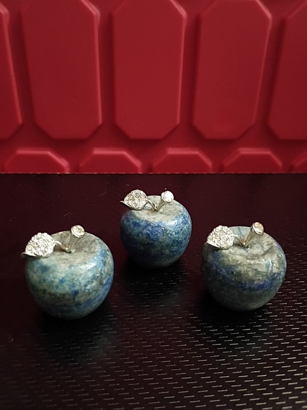 3 Blue Aventurine Quartz Apple's 
