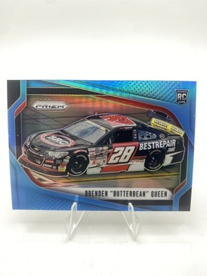 2025 Panini Prizm Racing #108 Brenden Queen Carolina Blue Prizm /49 RC NASCAR