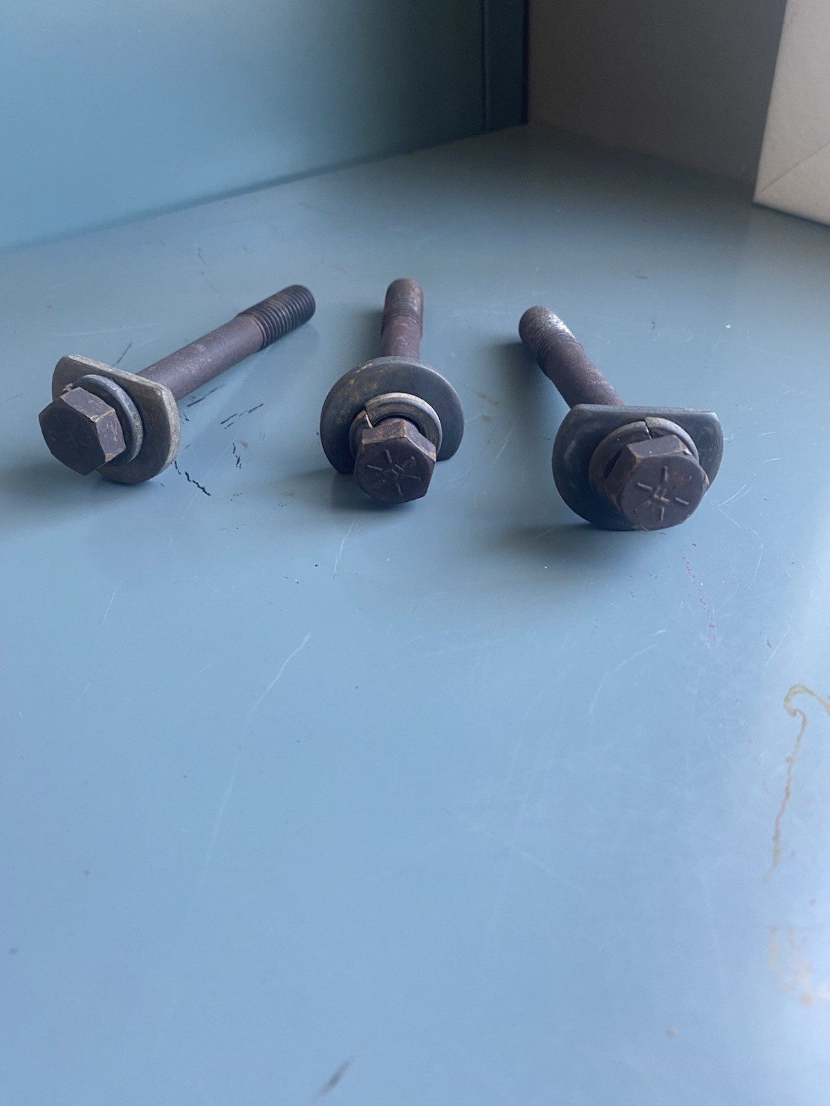 1967 1968 1969 1970 Mustang GT Mach1 Boss Shelby Cougar ORIG STEERING BOX BOLTS 