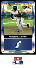 2025 UNO Elite Alt Jerseys Edition - Blue Foil Khalen Saunders #151 Saints