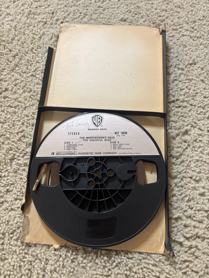 Grateful Dead - Workingman's Dead - 4 Track Reel - 3 3/4 IPS - Image 2 of 4