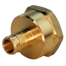 5/8" x 3/4" PEXworx Brass Pex Crimp Female Adapter