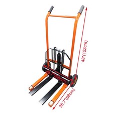 Manual Material Lift Winch Stacker