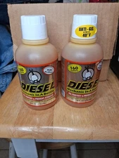 2 BOTTLES OF SYNTHETIC DIESEL FUEL  ALL IN ONE ADDITIVE ANTI GEL 16 OZ X 3  B3C 
