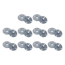 10 Sets Sewing Snap Buttons, Press Buttons Snap Fasteners 15mm, Gray