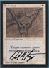 Black Ward Collectors' Edition - International NM SIGNED CARD (387692) ABUGames