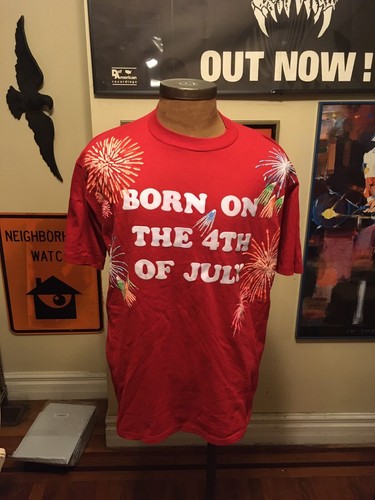 born on the 4th of july shirt
