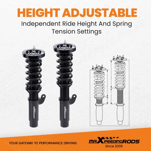 Combinés filetés Amortisseurs for BMW E46 berline 1997-2005 Coilover Suspension - Imagen 10 de 12