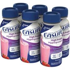 Ensure High Protein 16g Ready To Drink Supplement Strawberry 6 x 235mL ea NEW