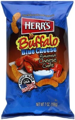 5 x Herr's Buffalo Blue Cheese Flavored Cheese Curls (170 g. USA)
