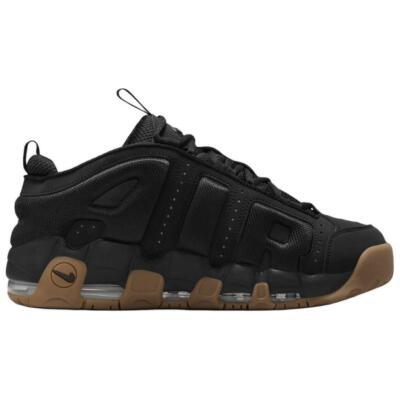 Size 7 - Nike Air More Uptempo Low Black Gum for sale online | eBay