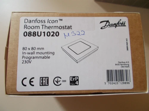 Danfoss ICON Raumthermostat programmierbare Version  Unterputz  - Bild 2 von 3