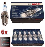 6 X ZüNdkerzen Bosch Audi A4 B5 8D B6 8E A6 (4B,C5) VW Passat 3B 3BG 2.4 2.8 3.0