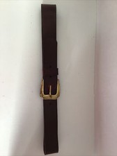Dooney and Bourke men  s brown leather Belt W Brass Buckle 32 Inch 2251