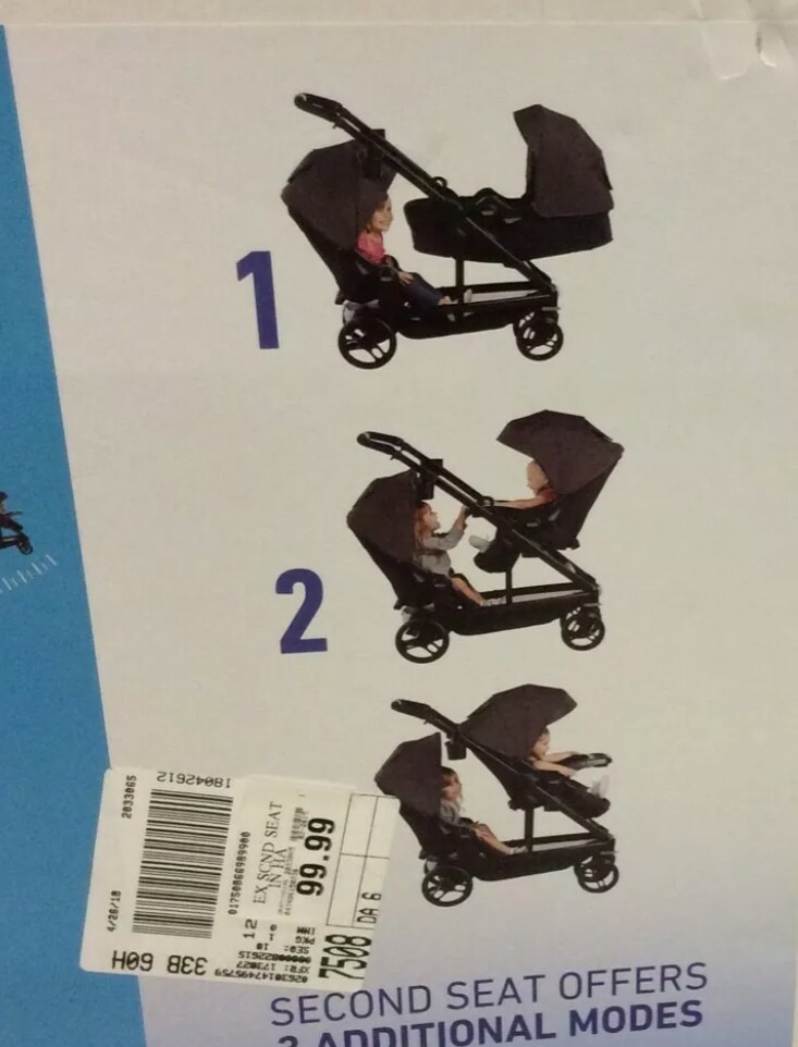 graco uno2duo second seat