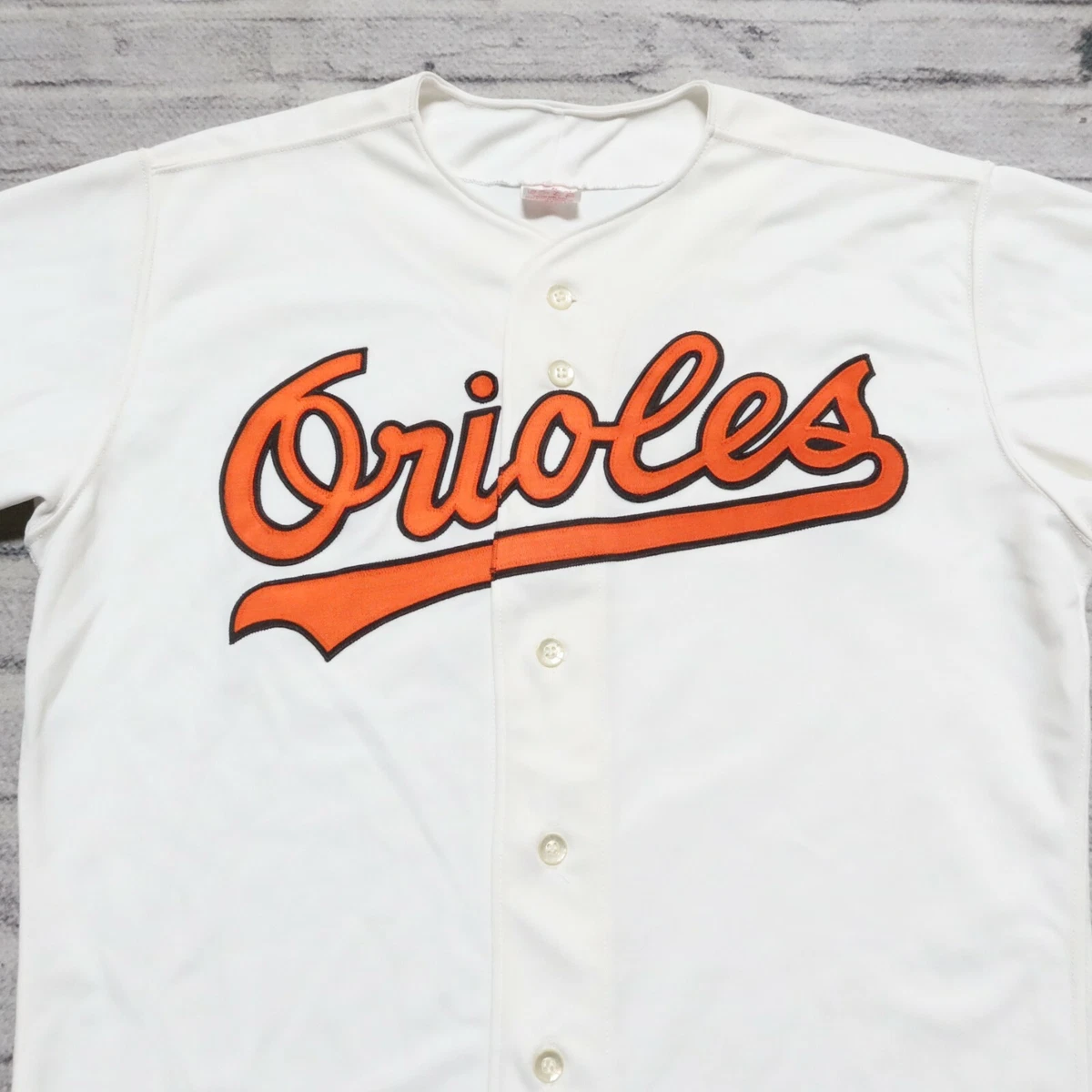 Vintage 90s Baltimore Orioles Baseball Jersey Authentic Sewn Pro Cut