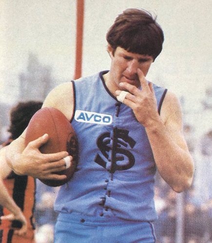 Sturt Football Club Double Blues AVCO jumper sponsor patch SANFL footy - Picture 2 of 7