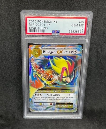 M Pidgeot-EX graded PSA 10 for sale on eBay