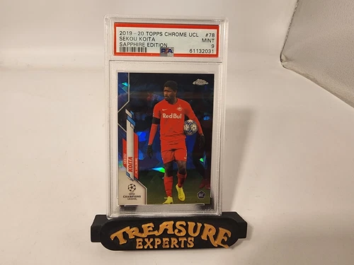 2019 Topps Chrome UEFA Champions #78 Sekou Koita Rookie Sapphire Edition PSA 9 -