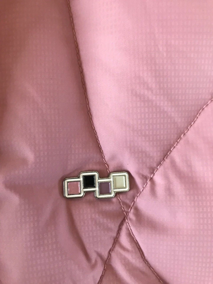 Women's FOURSQUARE 8K Pink Hooded  Snowboard Outerwear Coat Jacket Size Large - Image 4 of 4