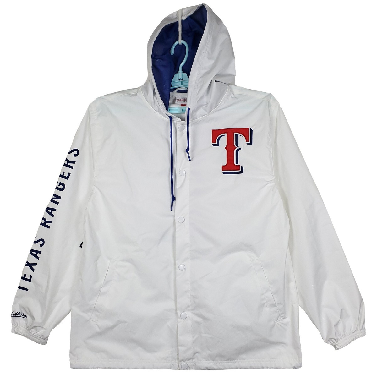 Texas Rangers Mitchell & Ness MLB Large Light Weight Windbreaker