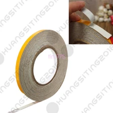 Yellow Reflective Body Stripe Trim DIY Sticker Tape Sticker Decal 1CMx150FT