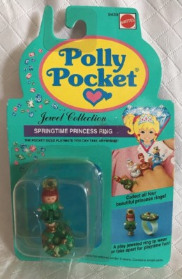 Vintage Polly Pocket 1993 Springtime Princess Ring RARE  NEW & SEALED MOC