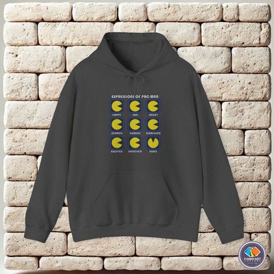 Funny Expressions of Pac-Man Unisex Hoodie