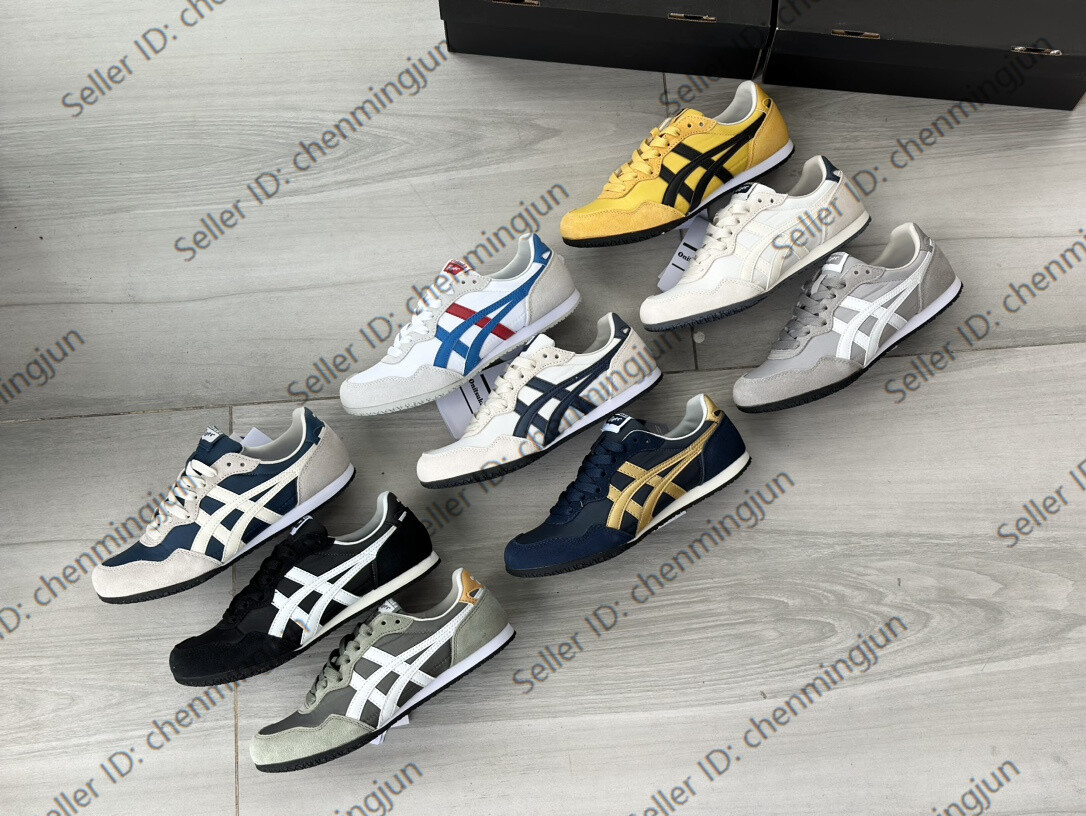 2024 Onitsuka Tiger SERRANO Mens Womens Sneakers Unisex Casual Shoes Multi-color