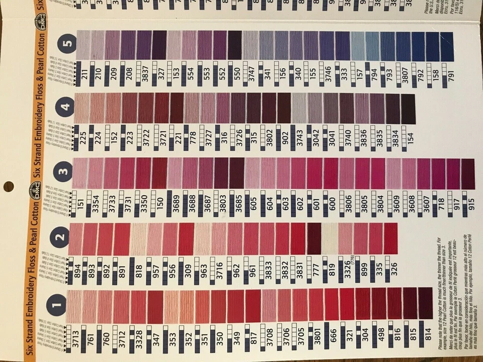 BRAND NEW DMC Stranded cotton thread you choose the colour and quantity 1-827 - image 4 of 4