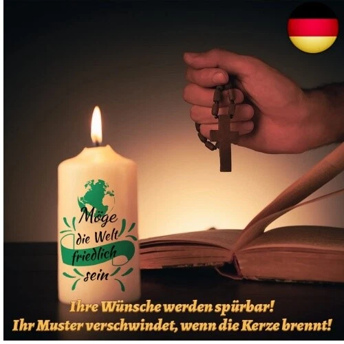 Laser/Inkjet Wasserschiebefolie für Kerzen,Kerzentransferfolie, - Bild 3 von 6