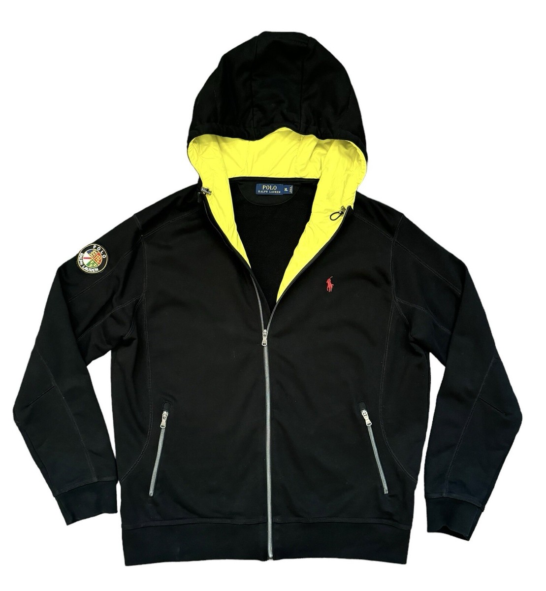 Polo Ralph Lauren Crest Cookie Patch Zip-Up Hoodie Jacket Polo Ralph Lauren Crest Cookie Patch Zip-Up Hoodie Jacket