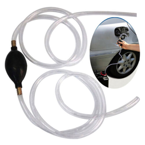 Auto Car Siphon Syphon Hose Tube Liquid Transfer Manual Hand Pump To;D6