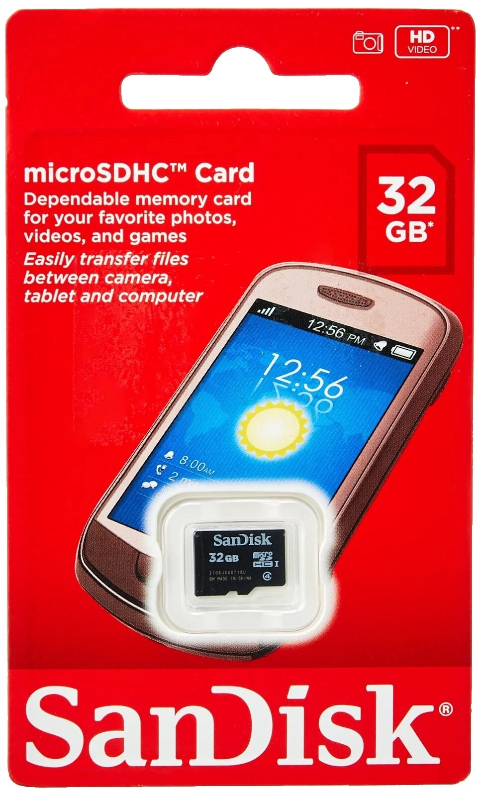 32 GB MicroSDHC Cell Phone Memory Cards for Samsung Galaxy S
