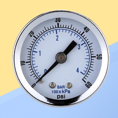 0-60 Psi Kompressor Druckluftmanometer Dual-Scale-Manometer