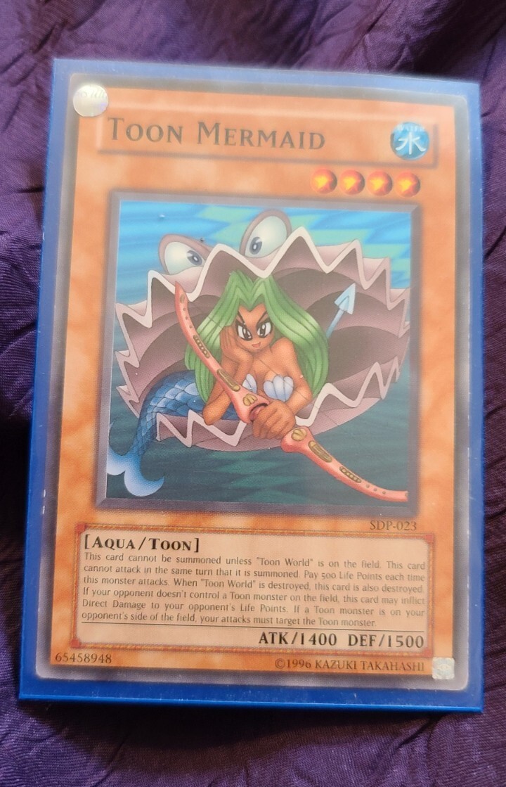 Vintage 1996 Yu-Gi-OH Toon Mermaid 1st Edition | eBay