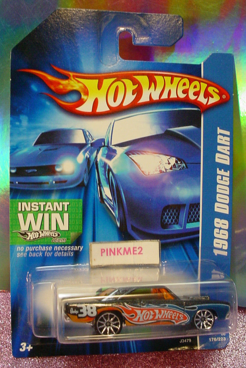 2006 Hot Wheels 1968 DODGE DART #176/223 WIN nc☆black;orange;10sp