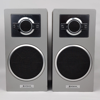 Lo-D Speaker System スピーカー HS-M1 Hitachi Pair Of Hitachi HS-M1 MKII 30W 30 WATT Speakers Set Vintage Retro
