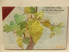 Vintage 1977 Biblical Jigsaw Puzzle 2 Sided Holy Land/I am The Vine Bible NEW