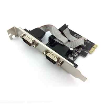 PCI-E serial port Card 9 pin card RS232 Adapter card COM to PCIE port extension