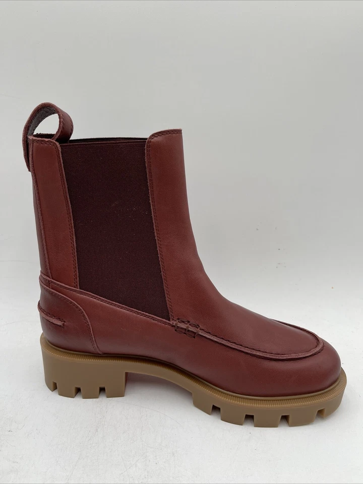 Christian Louboutin Glorina Lug Suela Roja Botines Chelsea Marrón Talla 36.5 Foto 2 de 4