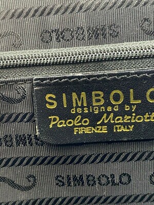 Simbolo by Paolo Mariotti Shoulder Bag Firenze Italian Leather 
